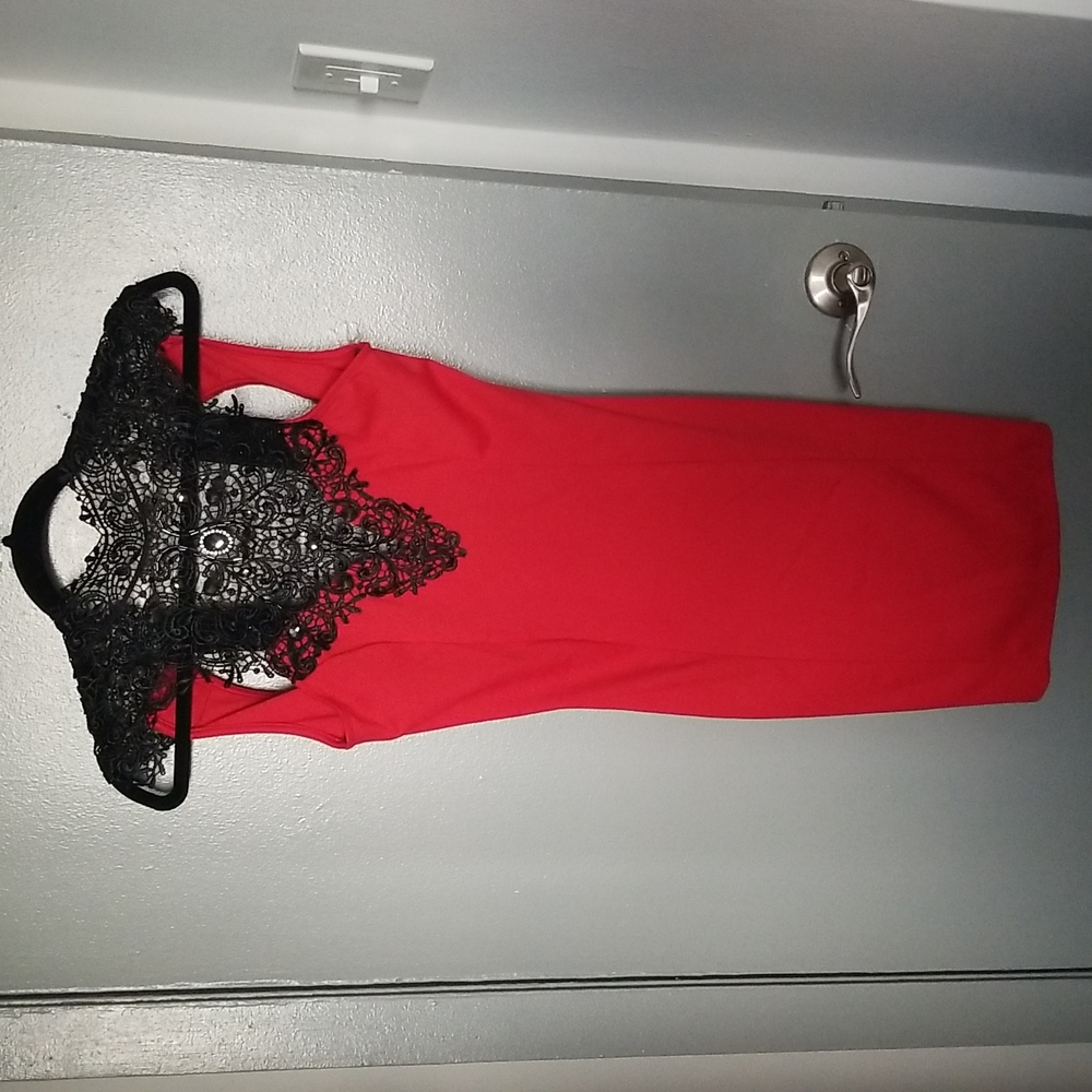 Red dress